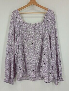 Ricki's Floral Button Front Blouse